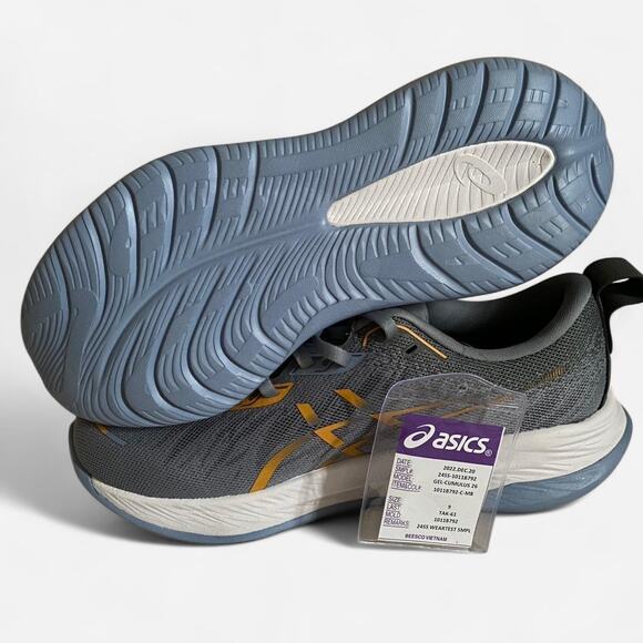 Grey and blue ASICS Gel 25 245S wear test smpl shoes - size 9M / 10.5W US / 42EU - Picture 2 of 8